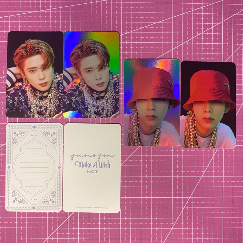 nct 2020 make a wish wishcard pc set jaehyun & shotaro