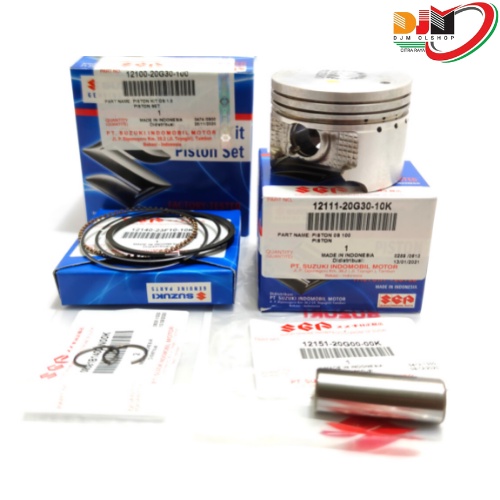 Piston Kit Suzuki Seher Set Shogun 125 Old Arashi 125 Original SGP 12100-20G30-0F0 050 100