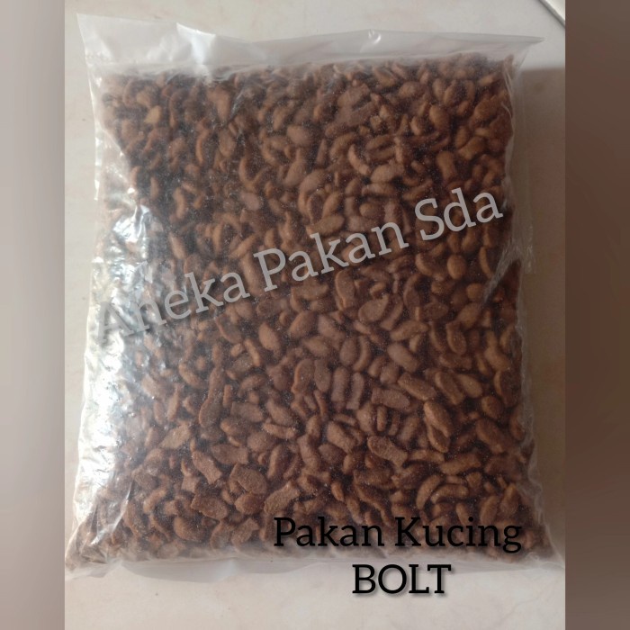 Pakan Kucing| makanan kucing Bolt Ikan repack Murah