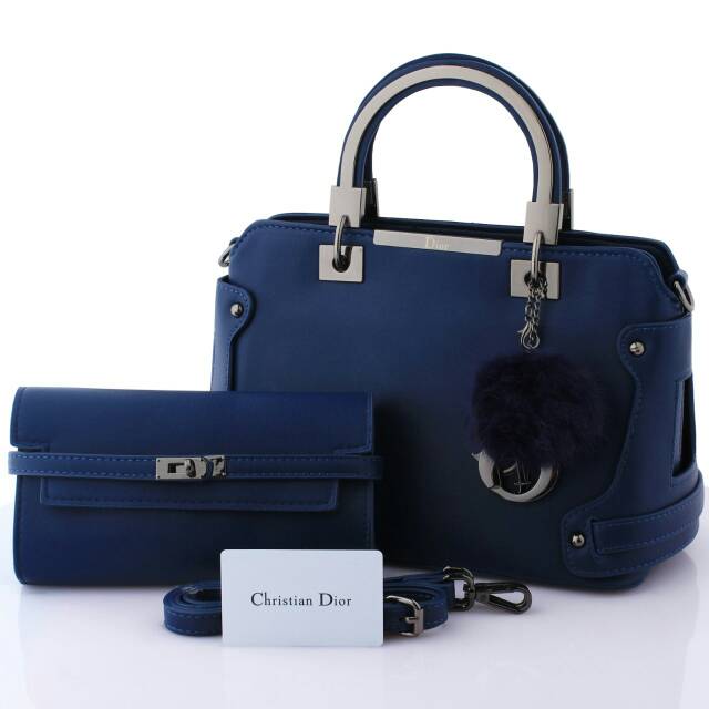 Tas handbag, Dior Natasha Metal set Clutch #828