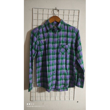 Flannel UNIQLO Second Original / Flannel UNIQLO Cewek Second Original / Flannel UNIQLO Original