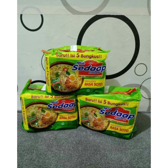 

Sedap Mie Soto isi 5pc