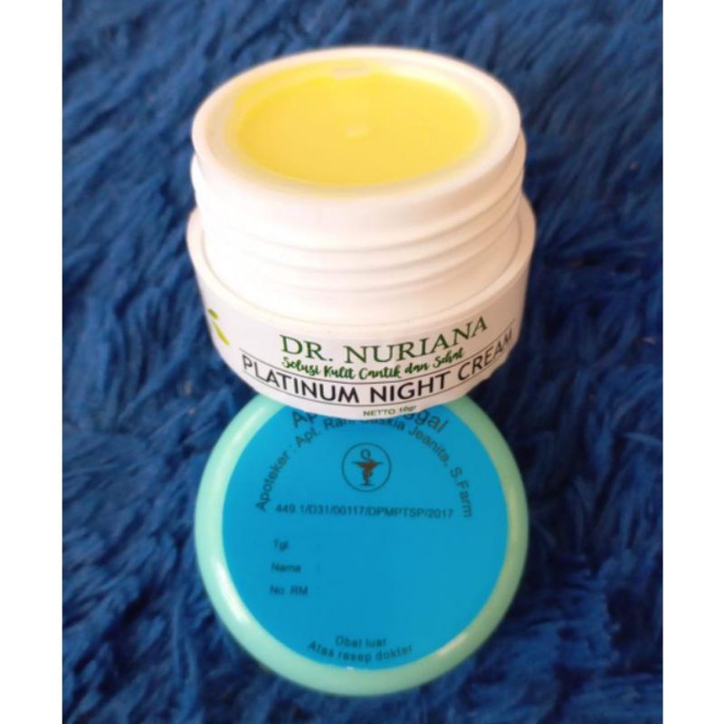 platinum night cream Dr.nuriana