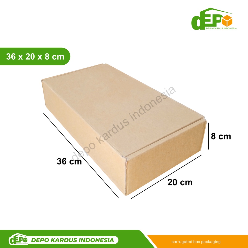 

Box 36X20X8 (BABE) cm Kardus/Karton/kemasan/packing/Hampers/Baju/tinggi8