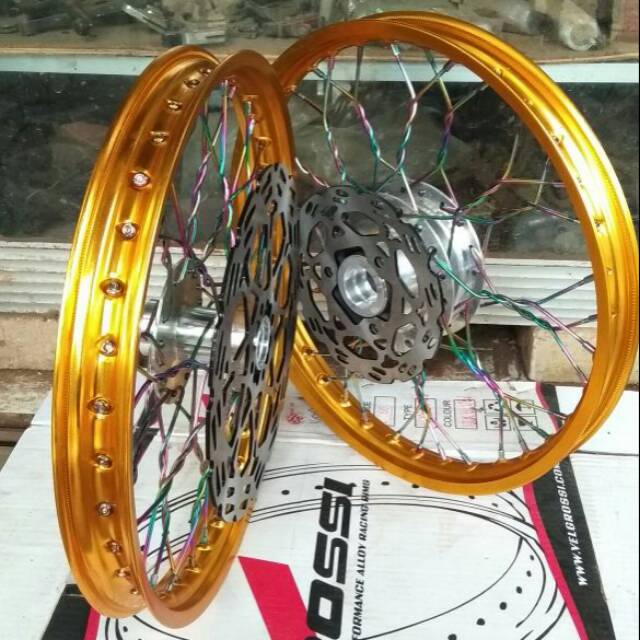 Velg satria fu jari2 kepang gold,,,
