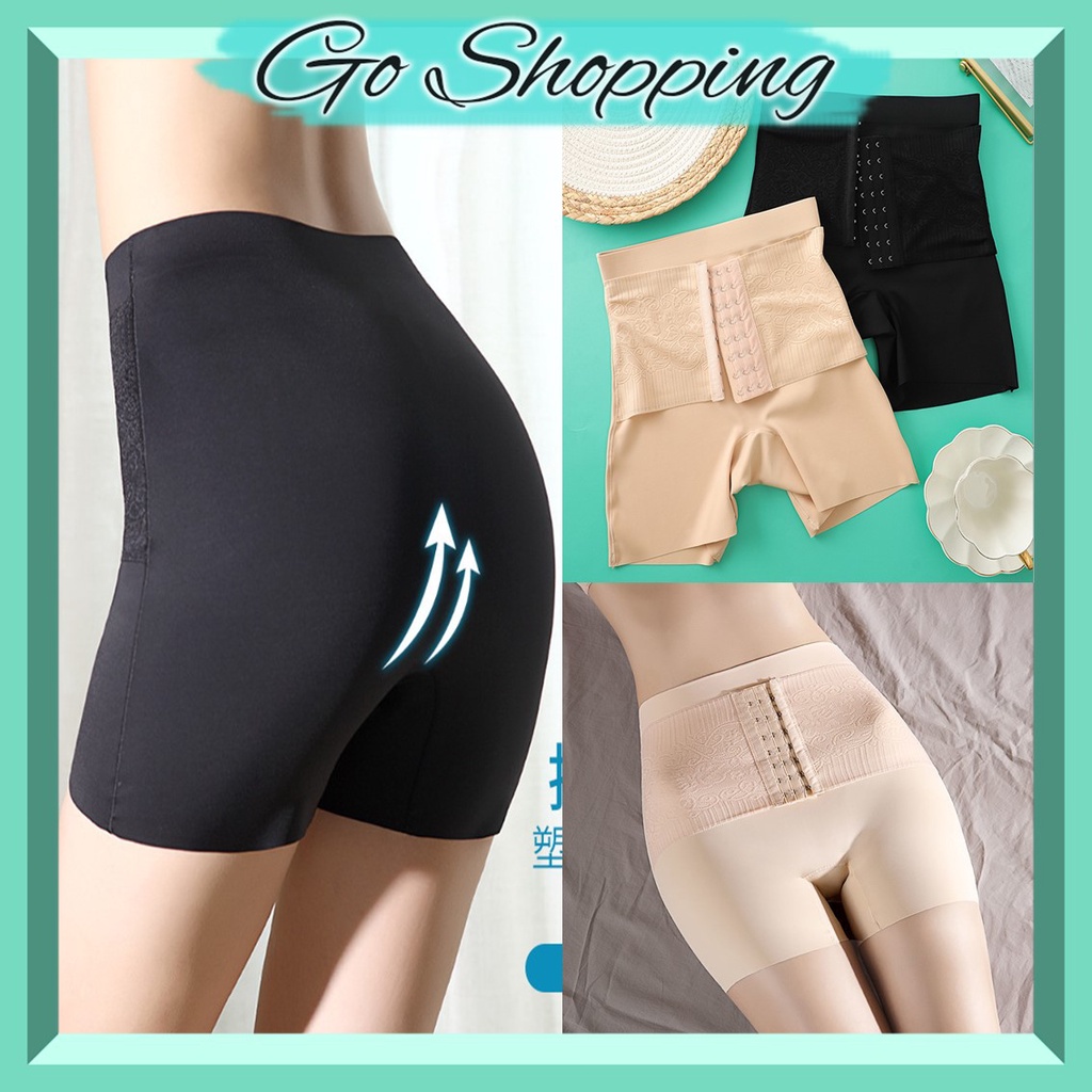 GO!CP865 CELANA KORSET SLIMMING PANTS BOXER PINGGANG TINGGI PELANGSING PERUT WANITA