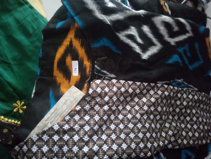 Gamis Batik Modern Murah Katun Halus Kombinasi Truntum, Ori Batik Jatmiko Pekalongan Big Size Jumbo