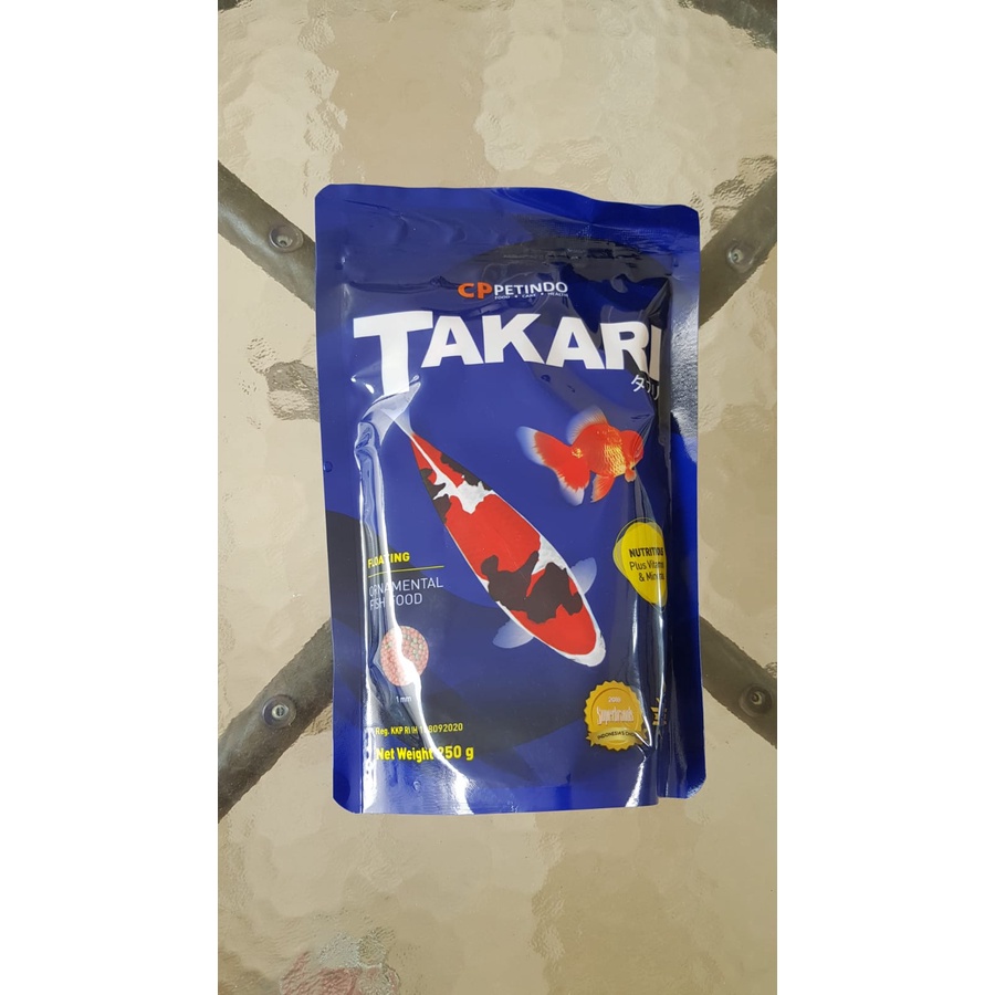 Pelet Pakan Takari 250 gram 1mm