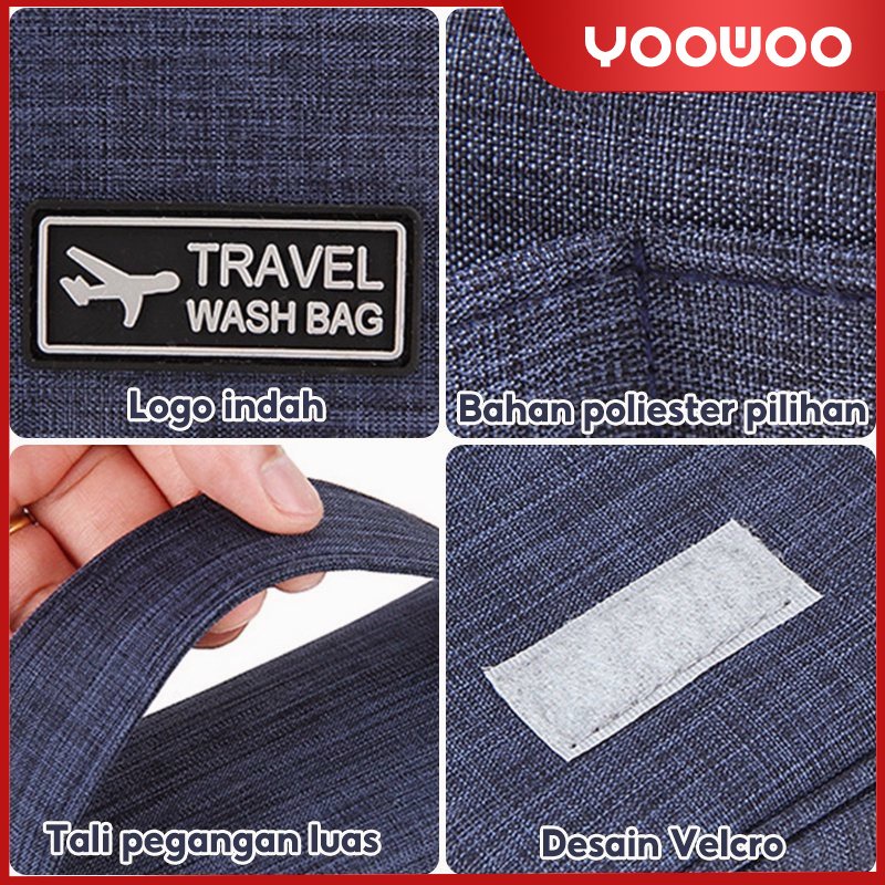 Tas perlengkapan mandi / tas kosmetik / tas penyimpanan perjalanan