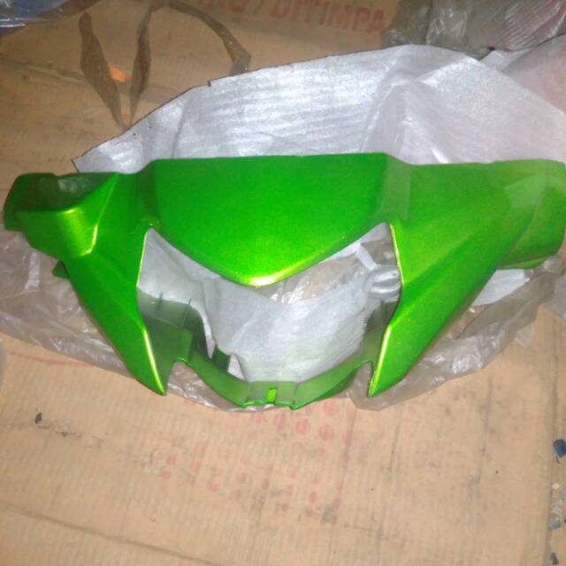 Cover batok kepala depan Yamaha Vega ZR - hijau