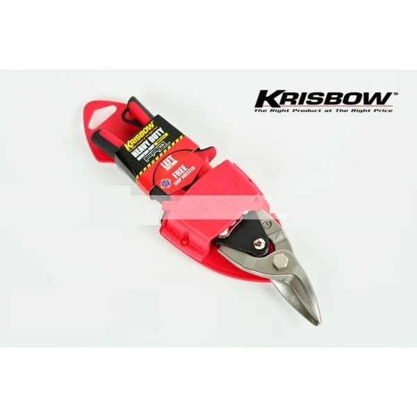 Tang Potong KRISBOW  Gunting Plat Seng Holo Wire Mesh Baja Ringan krisbow merah