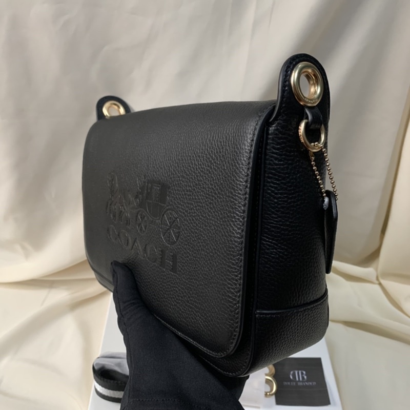 Coach Jes Messenger (72703) -Pebble Black