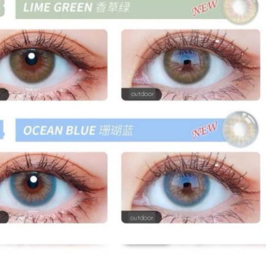 ♩ Softlens i-DoL Desire by Princess Idol Soft Lens Euro Gray Amber Grey Lime Green Soflen ◄