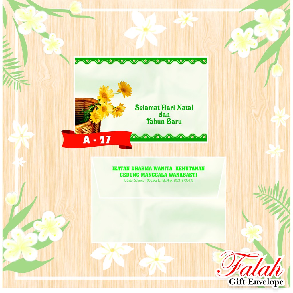 

Amplop Falah Motif A-27 Isi 50 Lembar Tanpa Tulisan