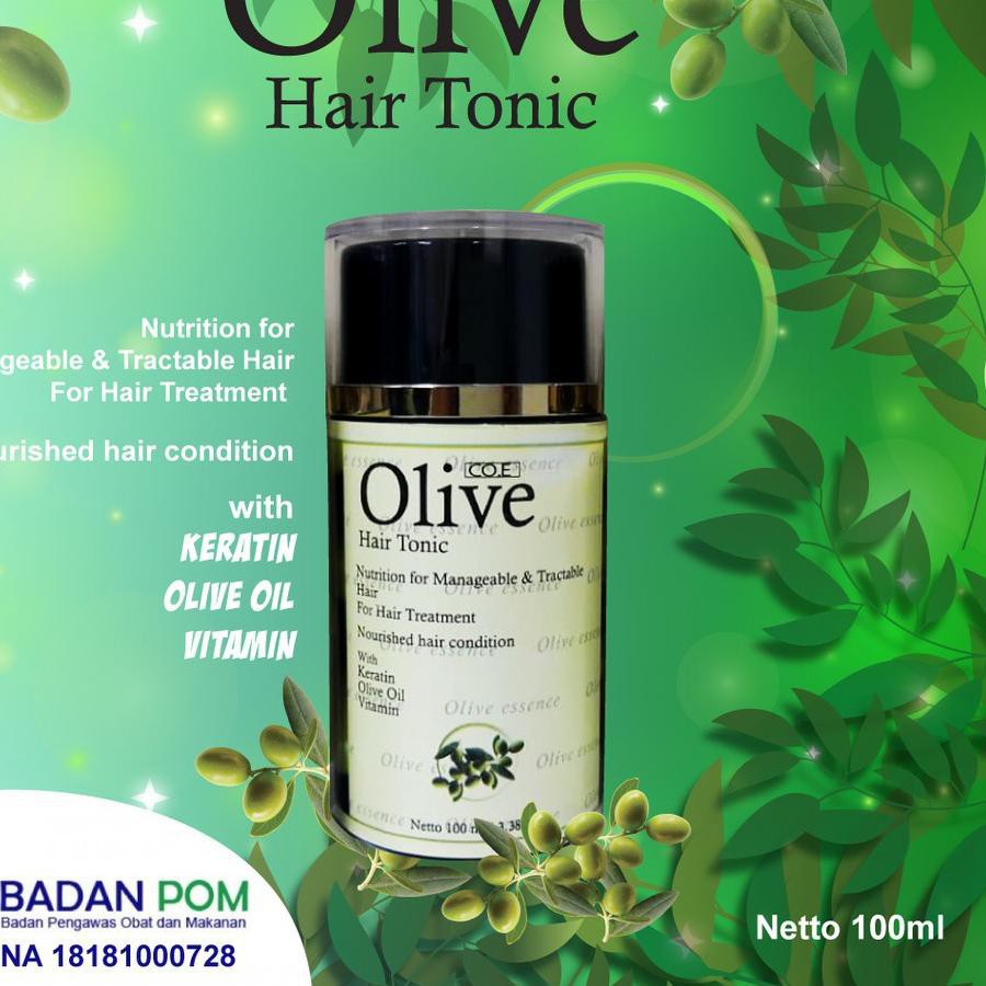 [ORI] Tonic Penumbuh Rambut Ekstrak Zaitun Ampuh Menutrisi Rambut hanya dalam 2 Minggu | Co.E BPOM