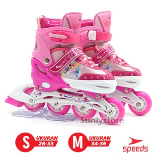  Sepatu  Roda  Anak dan Dewasa  Inline Skate Full Karet PU 