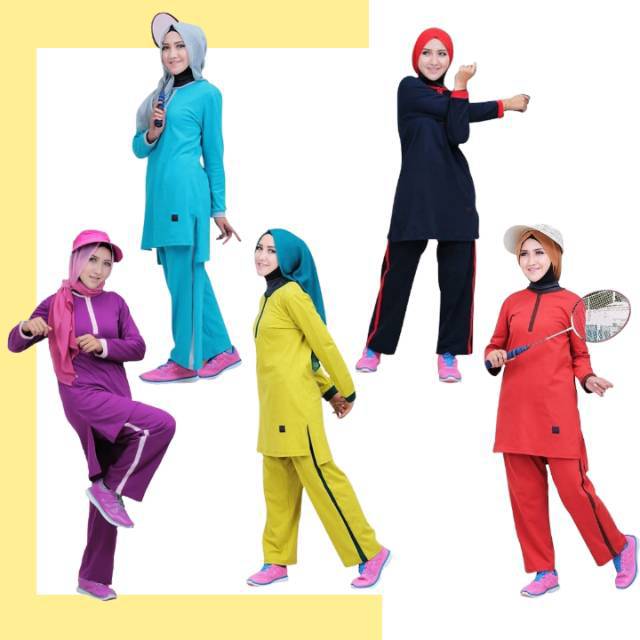  Baju  Olahraga  Wanita  Seragam  Olahraga  Baju  Olahraga  
