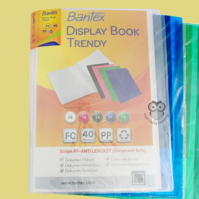 

Display Book Trendy Bantex Folio 40 Sheet