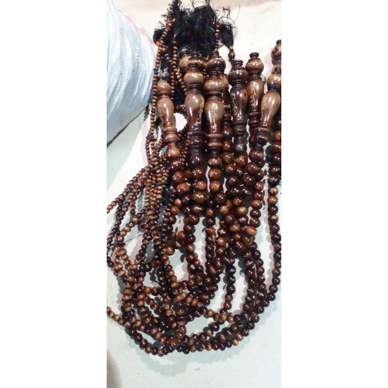 Tasbih cambuk Asmaul Husna Kayu Stigi