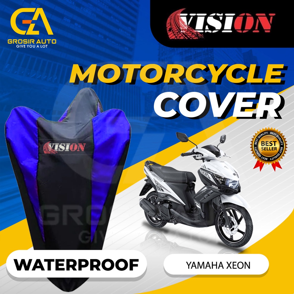 Sarung Motor XEON Waterproof Vision / Cover Selimut Penutup Sarung Mantel Motor Vision