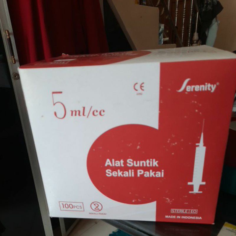 5 pcs Suntikan - Syringe - Spuit - Spet  1ml 3ml 5ml 10ml,50 ml Disposable Original Serenity