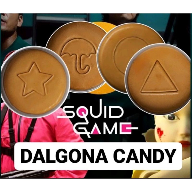 

DALGONA CANDY / SQUID GAME CANDY / KOREAN SPONGE CANDY / PERMEN DALGONA / PERMEN SQUID GAME