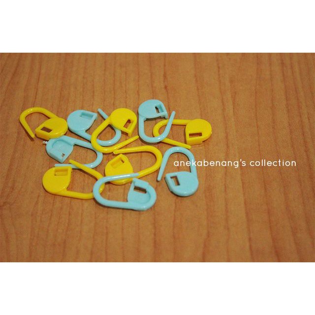 AnekaBenang - Penanda Rajut / Locking Stitch Marker  / Peniti Plastik