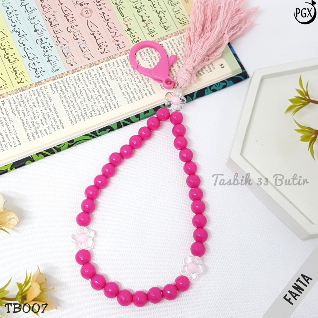 PGX Tasbih Gantungan Kunci 2in1 Isi 33 Butir Fashion Muslim TB007