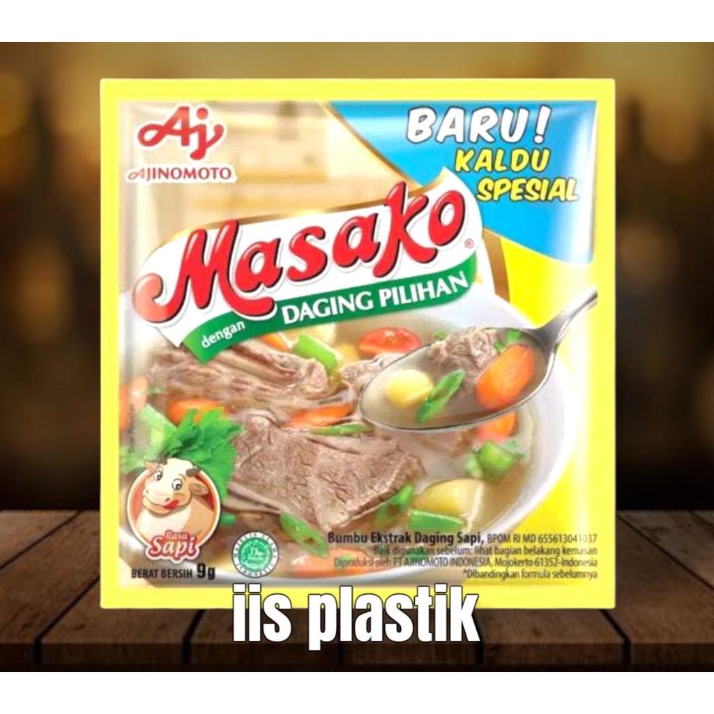 Masako ayam sapi 9 gr 12 Pcs