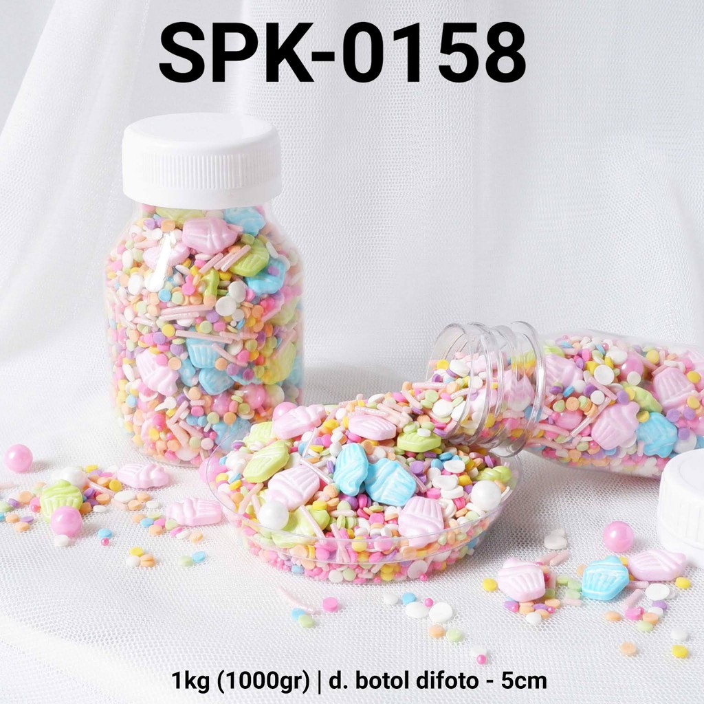 

SPK-0158 Sprinkles sprinkle sprinkel 1kg 1 kilo cupcake warna pastel yamama baking grosir murah sprinkles cake dekorasi mutiara trimit decoration story sprinklestory sprinklesstory sprinkle story yamama baking