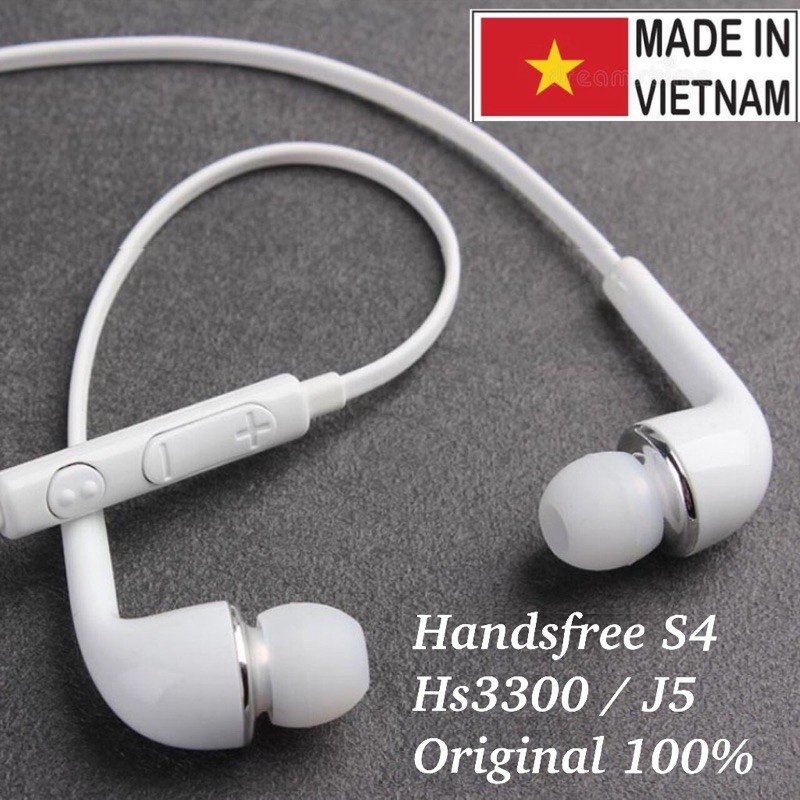 PROMO HANDSFREE SAMSUNG S4/J5 KAPSUL ORIGINAL COPOTAN HS330 EARPHONE WITH VOLUME CONTROL