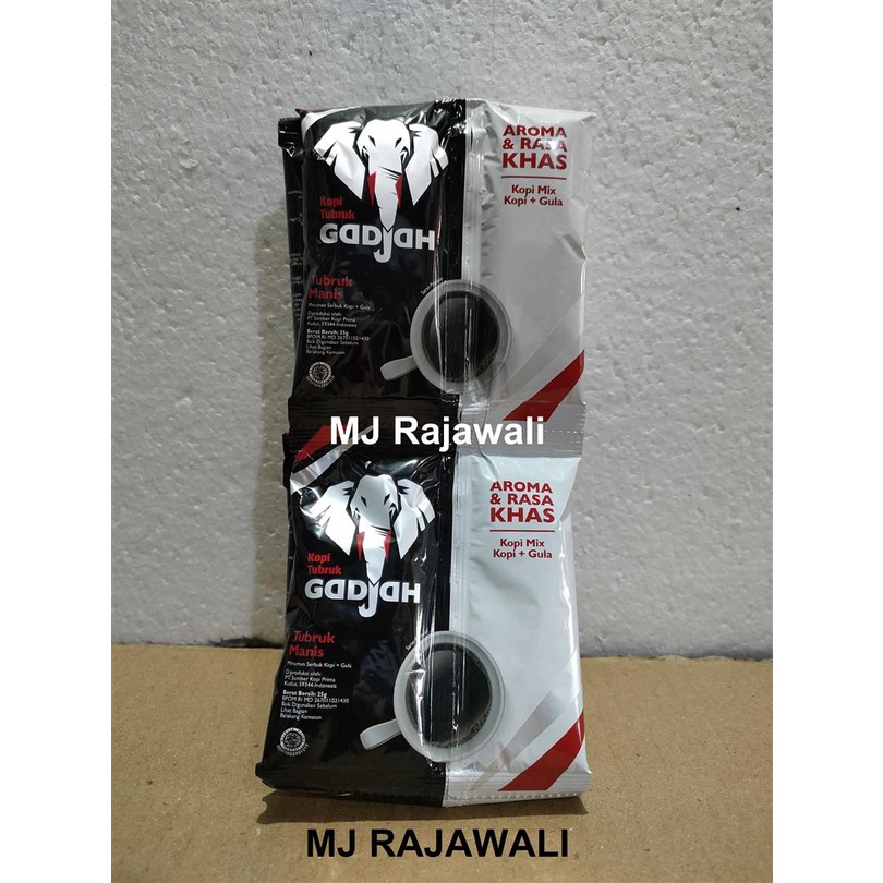 

Kopi Gadjah Kopi Mix + Gula 25 gram - Renceng