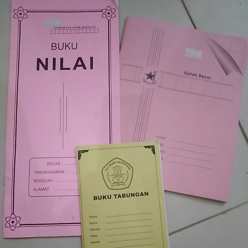 

BUKU TAHUNGAN BUKU NILAI BUKU KOTAK BESAR
