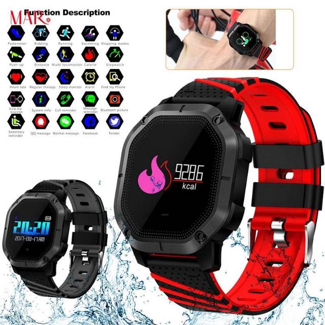 smartwatch jam fitness tracker K5 jam tangan kesehatan