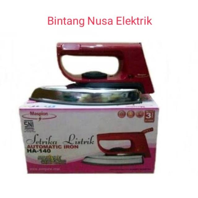 Setrika Kering Maspion HA140