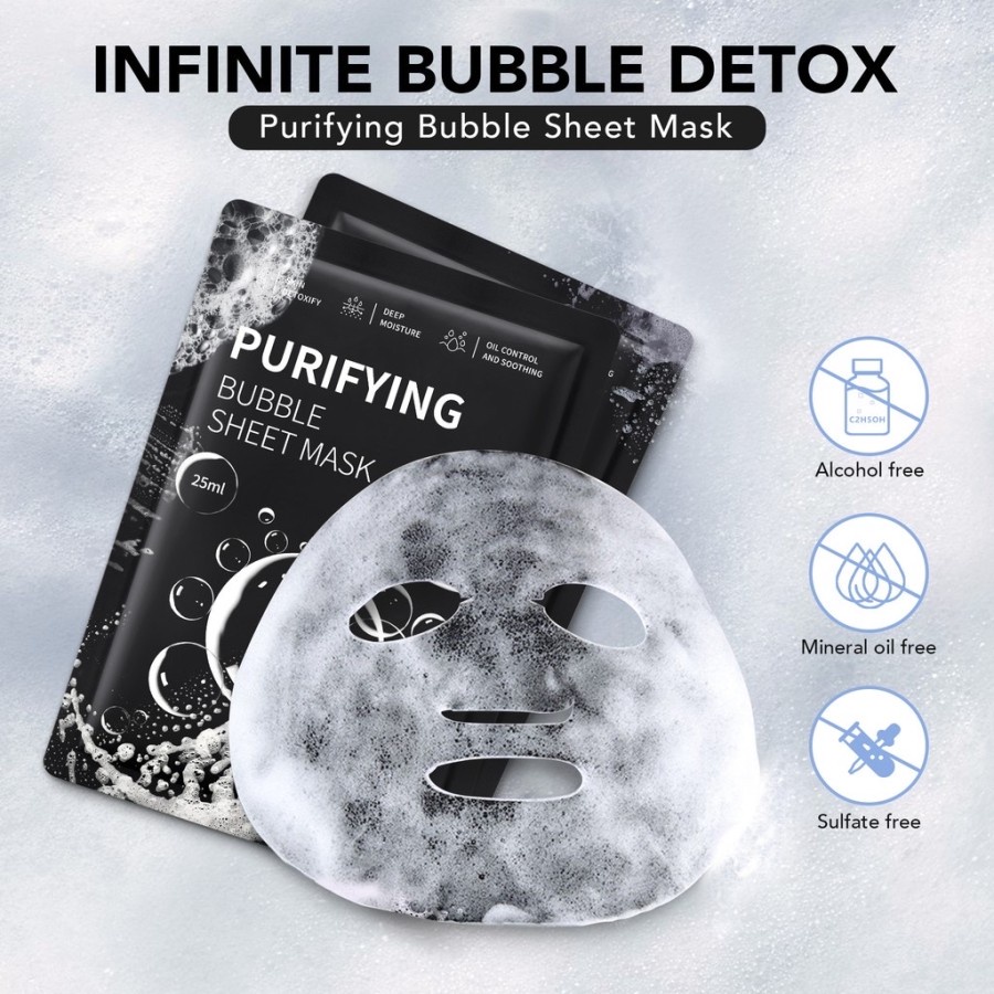 ★ BB ★ Y.O.U My Skin Mate Face Sheet Mask | YOU Bubble Detox Purifying Bubble Sheet Mask - Y.O.U Sheet Mask - YOU