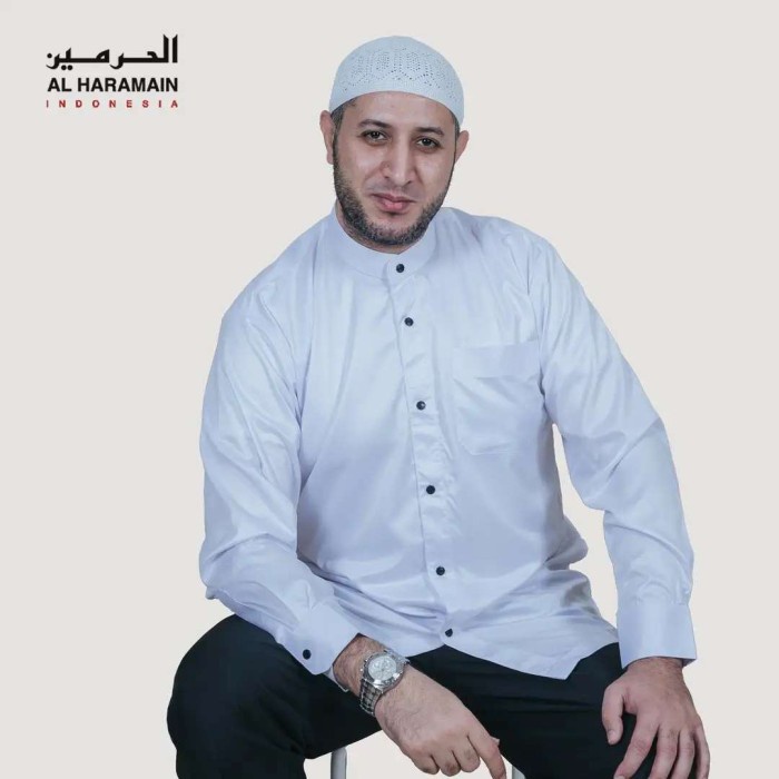 Kemko Al Haramain Kemeja Koko Al Haramain Kancing Manset