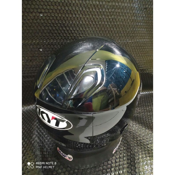 HELM KYT KYOTO BLACK GLOSSI ORIGINAL