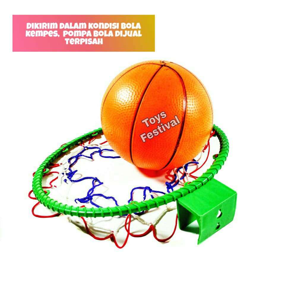 Grosir 45 pcs Mainan Ring dan Bola Basket