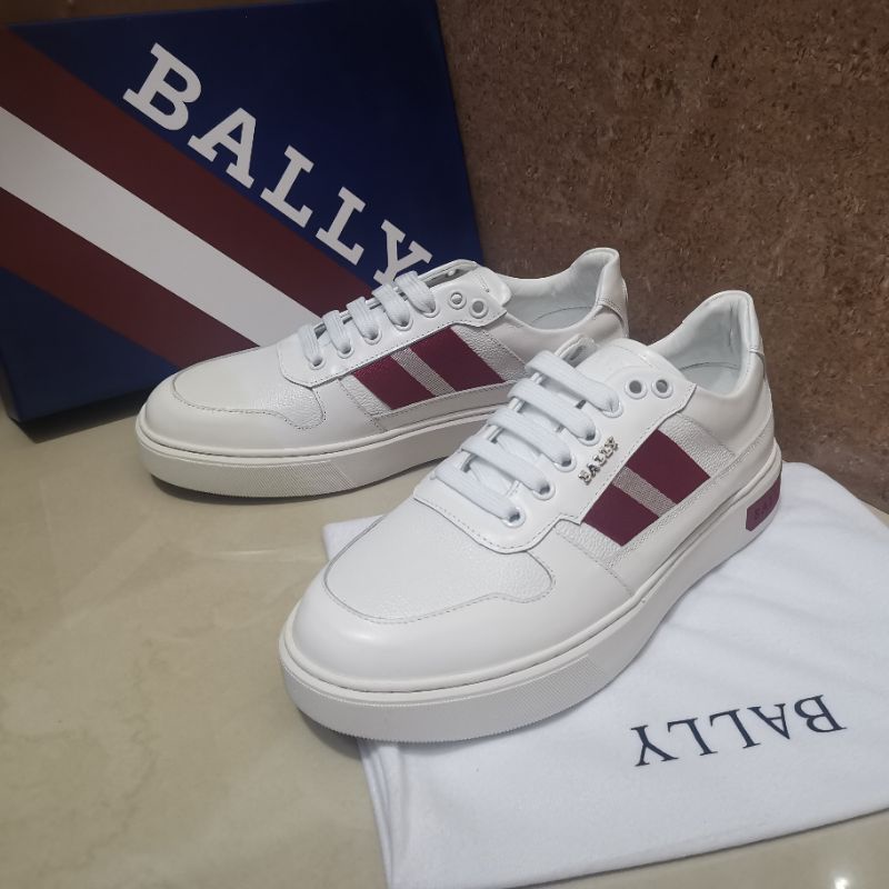 sepatu pria putih ba'l'ly mirror quality shoes men leather kulit asli 2022lv