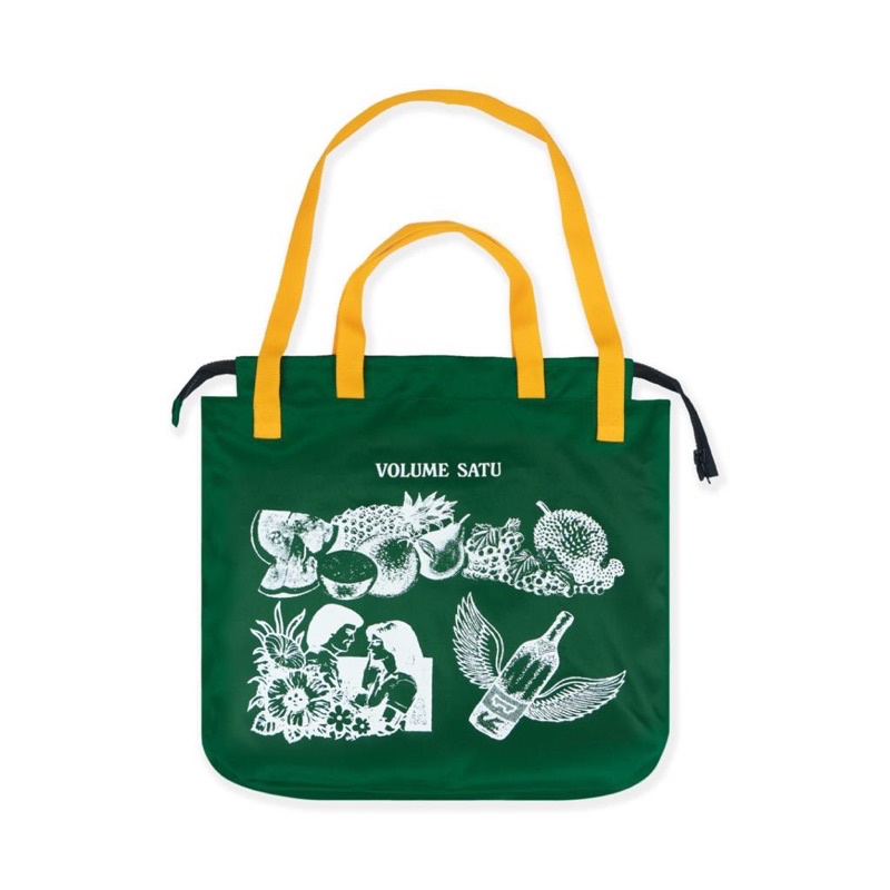 Kamengski - Grafis Nusantara Totebag Green