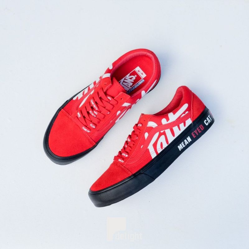Sepatu Vans Old Skool x Patta Red Original