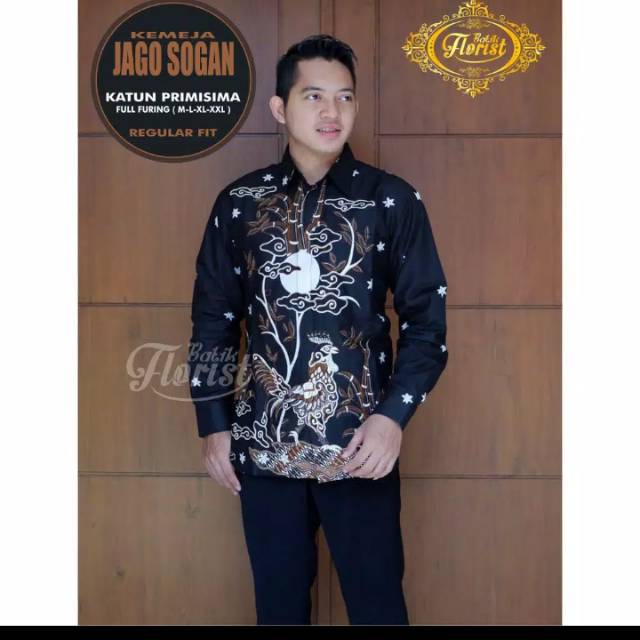BATIK JAGO SAGON LENGAN PANJANG BERKUALITAS