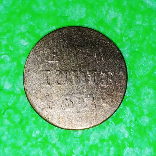UB36 UANG KUNO BELANDA 1/4 CENT NEDERLAND INDIE TAHUN 1824 KOLEKSI UANG LOGAM LAMA KOIN BELANDA