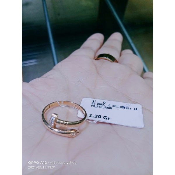 Ready cincin Cartier paku
