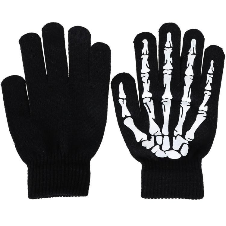 Grab Medan Sarung Tangan Tulang Touch Glove Skull Skeleton Design for Smartphone KANCOOL YN1168