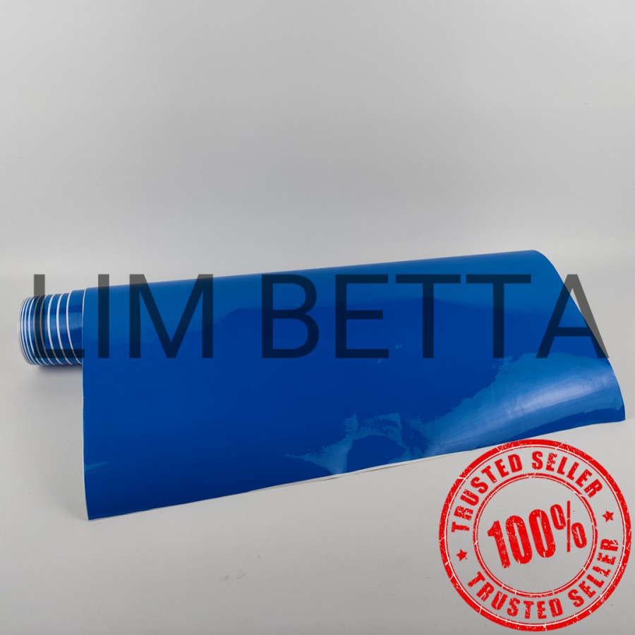 1 ROLL - SCOTLITE BACKGROUND AQUARIUM - BIRU / 15 METER