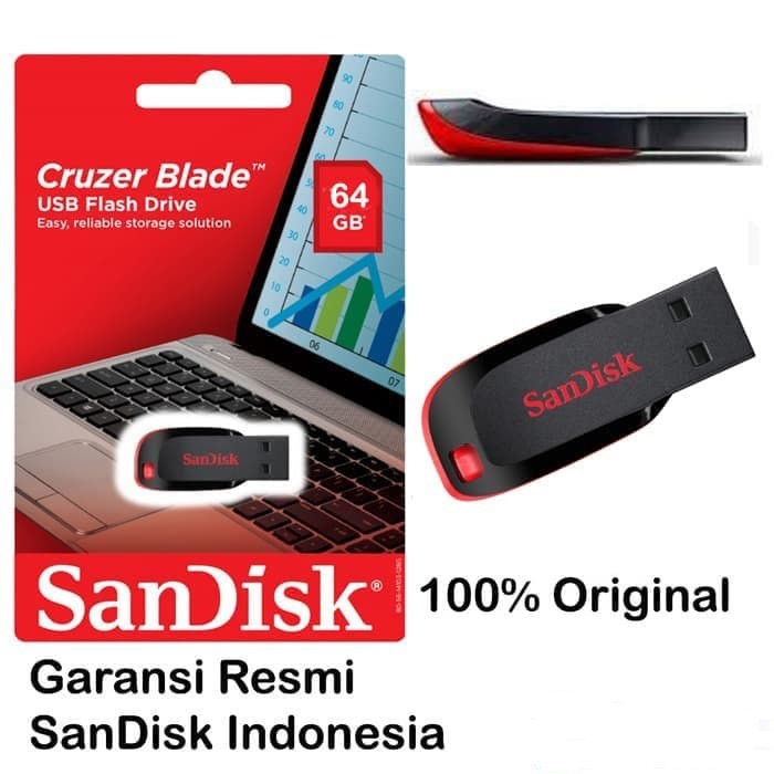 SanDisk Cruzer Blade 64GB USB Flash Disk