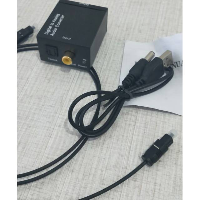 Kabel converter Audio Digital Optic Coax To Analog Rca audio sound stereo hometheater