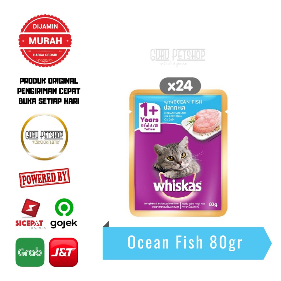 Whiskas Pouch 1 Dus isi 24 Whiskas Junior Whiskas Tuna Whiskas Sachet